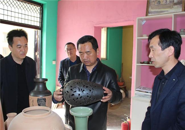 榆林市清涧县委宣传部部长高宏炜调研文化产业发展工作